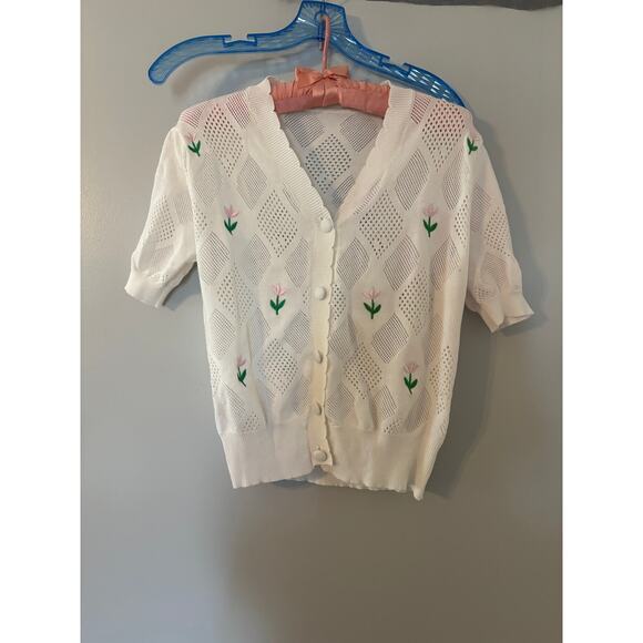 Cottagecore SHEIN Floral Shirt Bundle Lot of Two Shirts fits small best - Picture 1 of 8